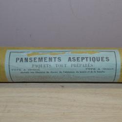 Pansement Militaire Français Type A Grand modèle Ruby Médical WW2 1939 France équipement soldat (10)