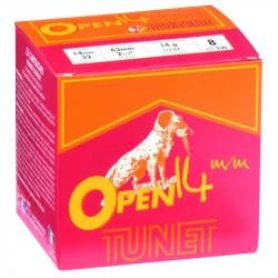 25 MUNITIONS OPEN TUNET 14 MM PLOMB 8
