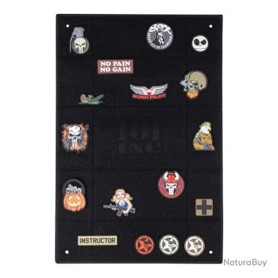 Lot De 7 Supports à Patchs Autocollants - Tableau Velcro Pour Collectionneurs