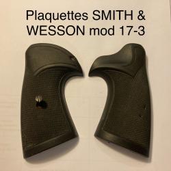 Plaquettes de revolver SMITH & WESSON modèle 17-3 en caoutchouc + vis