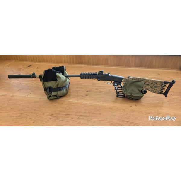 SAC SUPPORT DE FUSIL AVANT ET ARRIERE OU ARME DE POING OXFORD 600D TRES RESISTANT