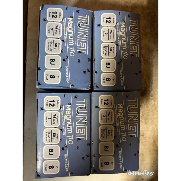 100 cartouches tunet Magnum 710 en 8