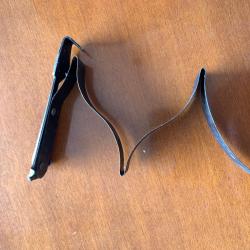 Militaria Britannique WW1 Planchette Elévatrice + Ressort Magasin Lee Enfield MKIII