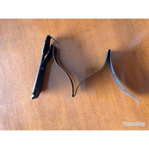 Militaria Britannique WW1 Planchette Elvatrice + Ressort Magasin Lee Enfield MKIII
