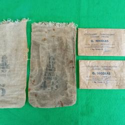 Quatre petits sacs à plomb - Tour à plombs d'Angers - Nicolas armurier à Chemillé (49)