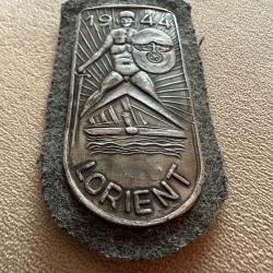Lorient 1944" Battle Shield