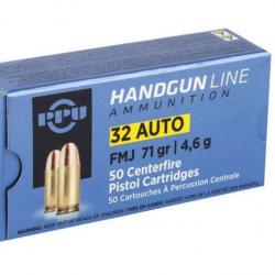 500 cartouches PPU cal 32ACP / 7,65 Browning