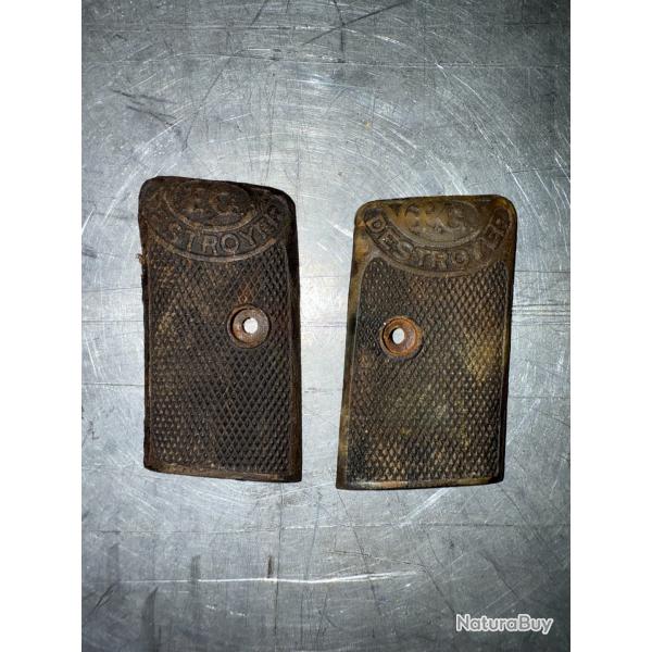 PLAQUETTES PISTOLET DESTROYER 6.35 MM