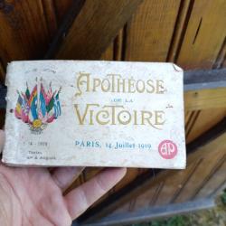 Carnet de cartes postales militaire