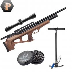Carabine Crosman Akela PCP cal.4.5mm 19.9J + Lunette 4x32 + Pompe PCP + 500 Plombs