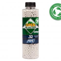 Bille biodégradable Open blaster 0.32g en pot de 3300 billes | ASG (0000 3795) - Airsoft