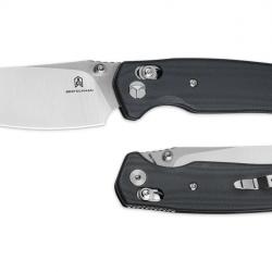 Couteau Bestechman Cicada's Wing Black Lame Acier 10Cr15CoMoV Manche G10 B-Lock BTKMK06K