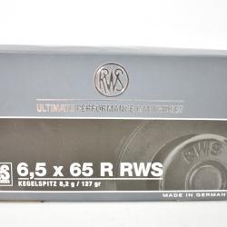 Desto 25! 1 boite de balles calibre 6.5 x 65 R - RWS KS 127gr