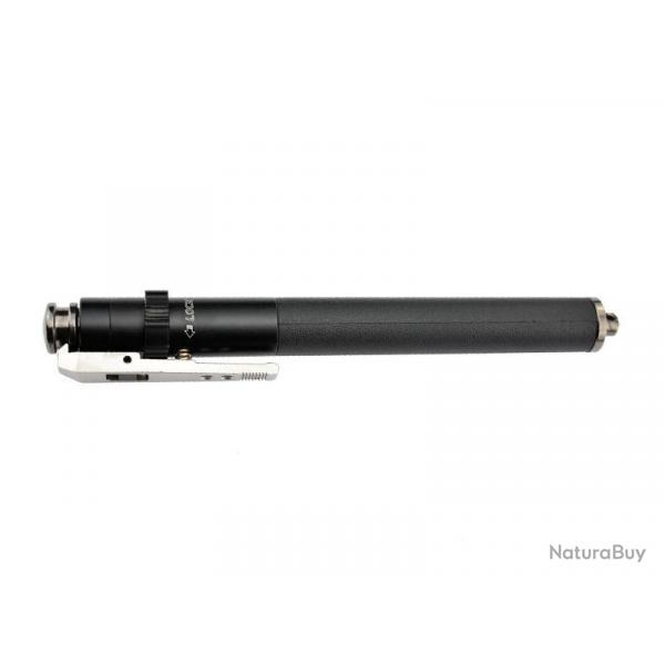Matraque telescopique Piranha ouverture rapide acier trempe + brise vitre + etui
