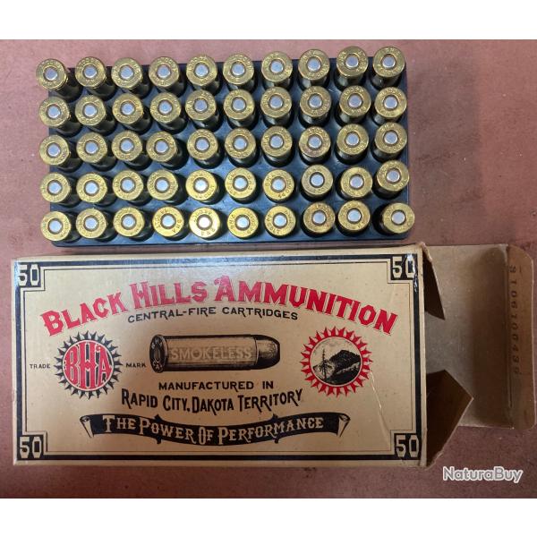 cartouches a balles BLACK HILLS 44 COLT