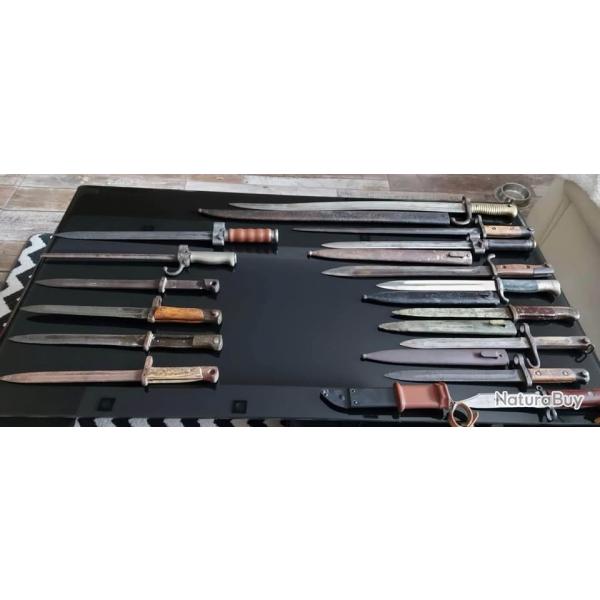 Collection de baonnettes