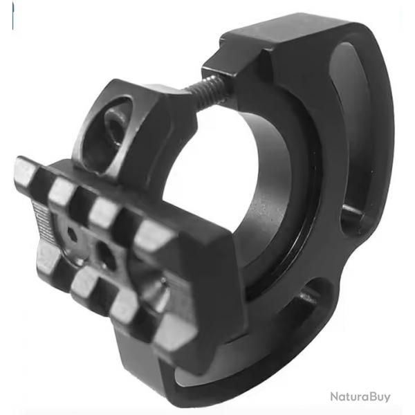 Montage rail picatinny et attache sangle pour Fusil  pompe / Tube de 1 pouce