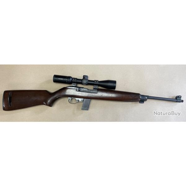 Carabine ERMA M1 calibre .22 LR avec lunette Hawke 3-9x40