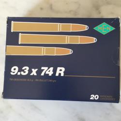 1 boite de cartouche 9,3x74 R.