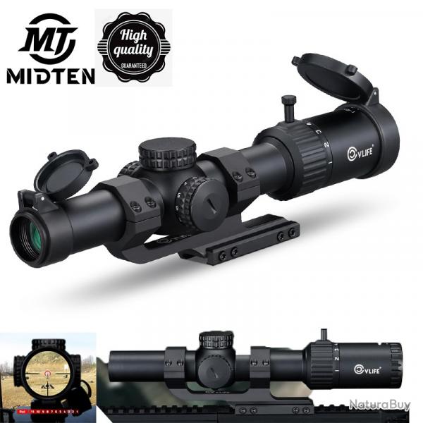 MIDTEN BearSwift 1-10x24 LPVO lunette de vise avec rticule BDC clair - LIVRAISON GRATUITE !!!