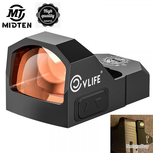 MidTen WolfCovert rticule Multiple point rouge vue RMR mouvement veill 2 MOA Dot