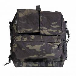 BACK PANEL BUCCANNER MK1 CORSO TACTICAL MULTICAM BLACK