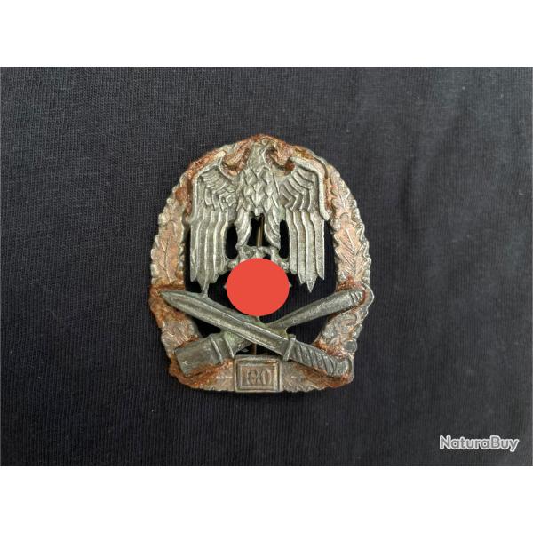 Reproduction - Insigne d'assaut gnral  100  - Allemand WW2