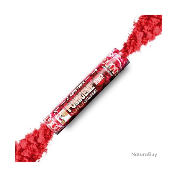 Fumigene Goupille Double sortie Rouge - Duke