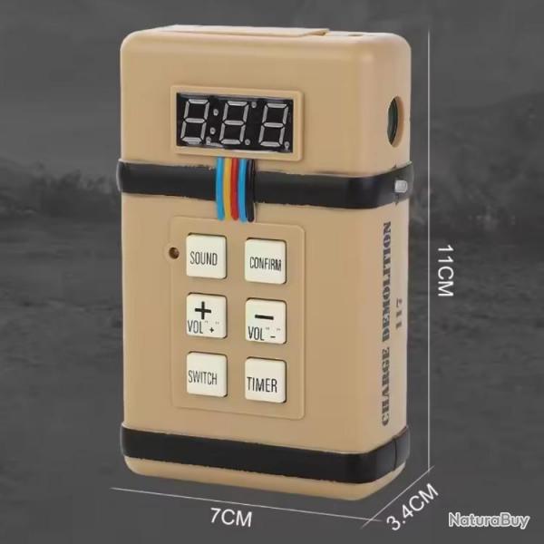 Mini Bombe Electronique + Timer + Fume - Tan - DUKE