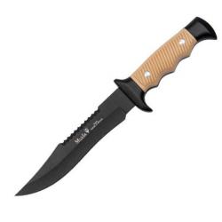 MUE-9372 Couteau fixe Muela 5161 Bowie noir sable