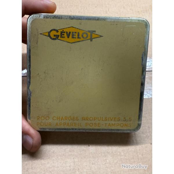 1 bote de 200 cartouches 5.5 mm charge propulsive jaune  Gevelot