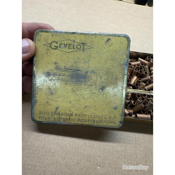 1 bote de 158 cartouches 5.5 mm charge propulsive blanche  Gevelot