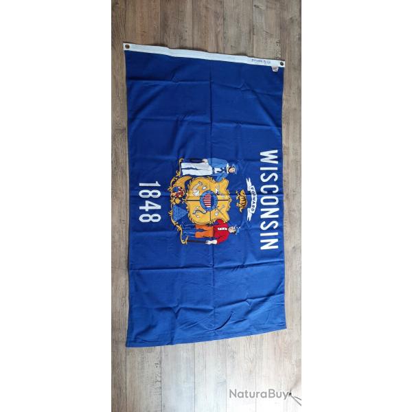 Drapeau d tat Americain en coton .Dimensions officielles