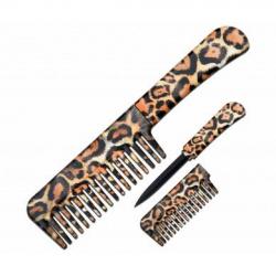 Couteau Caché Blade USA Peigne Léopard