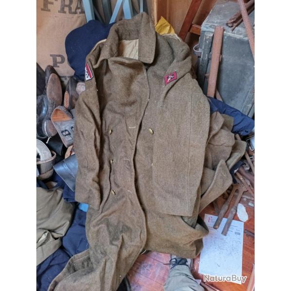 Manteau capote kaki