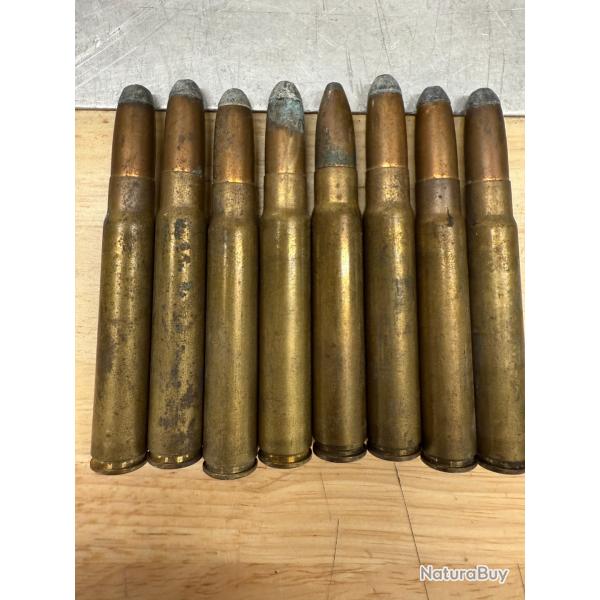 LOT DE 8 BALLES  CALIBRE 9.3 x 62