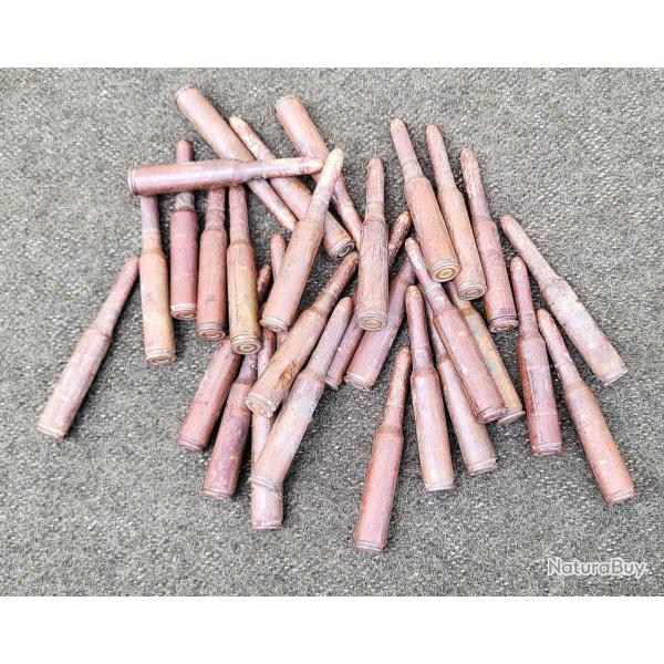 Lot de 30 munitions d origines 6.5x52 Carcano