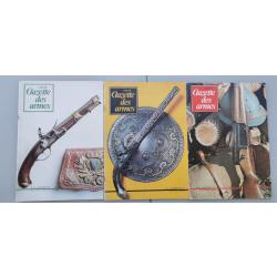 3 anciens magazines de la gazette des armes N° 32-33-34