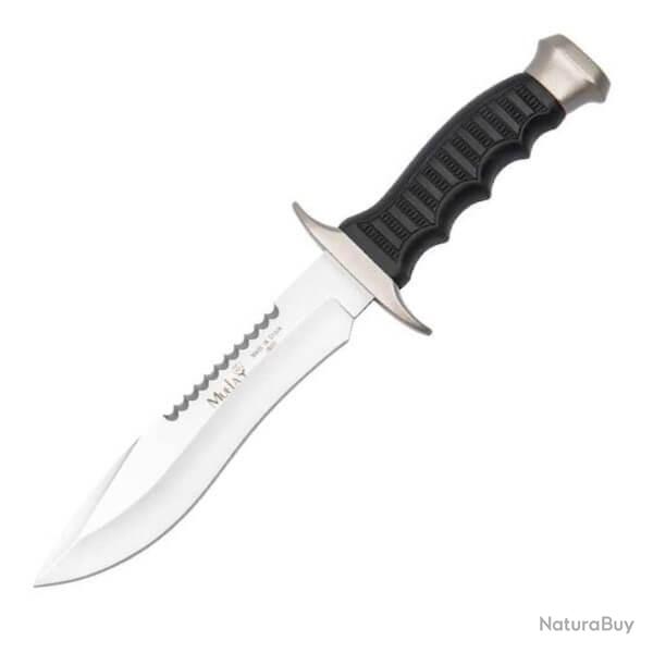 MUE-9374 Couteau fixe Muela "85-182" Bowie noir
