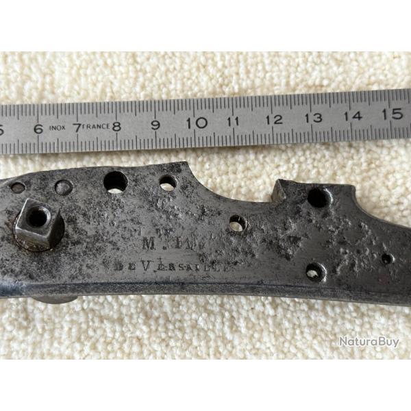 MCANIME DE PLATINE  DE FUSIL  A SILEX  MODLE  1777   AN IX   ORIGINAL  19 ME.  N1