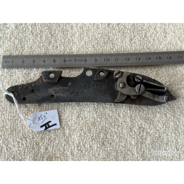 MCANIME DE PLATINE  DE FUSIL  A SILEX  MODLE  1777   AN IX   ORIGINAL  19 ME.  N2