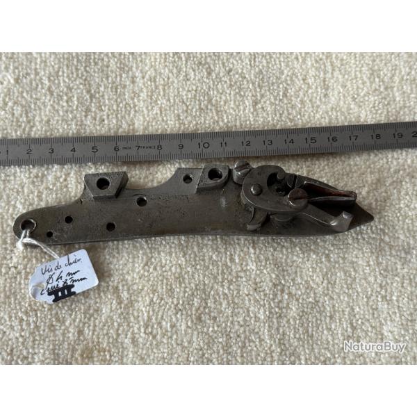 MCANIME DE PLATINE  DE FUSIL  A SILEX  MODLE  1777   AN IX   ORIGINAL  19 ME.  N3
