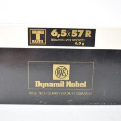 Desto 25! 1 boite de Balles RWS T Mantel Calibre 6.5 x 57R