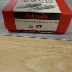 JEU D'OUTILS HORNADY 25 ACP (6.35 MM)