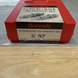 JEU D'OUTILS HORNADY 32 ACP (7.65 MM)