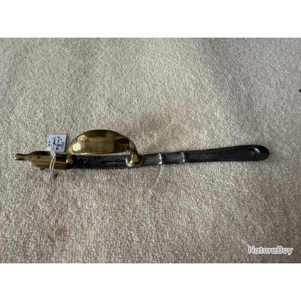 PONTET COMPLET  DE FUSIL  A SILEX  MODLE  1777   AN IX   ORIGINAL  19 ME.  N 1