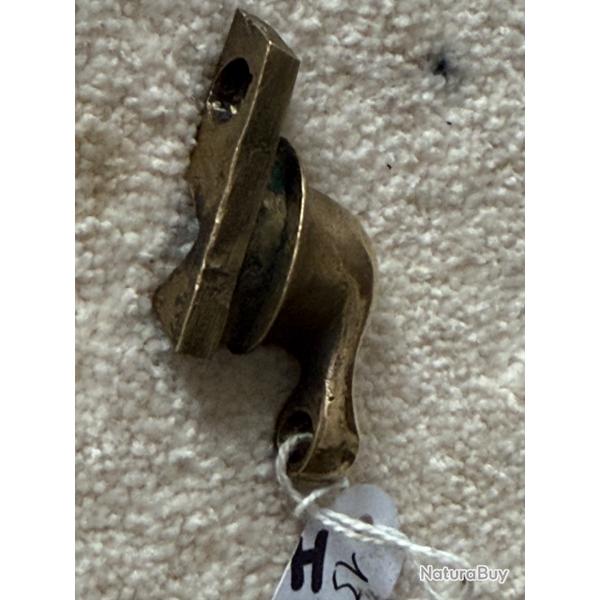 BASSINET POUR PLATINE   DE FUSIL  A SILEX  MODLE  1777   AN IX   ORIGINAL  19 ME. N 1