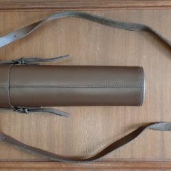 Etui cuir porte lunette 27cm