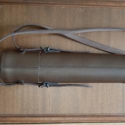 Etui cuir porte lunette 28cm