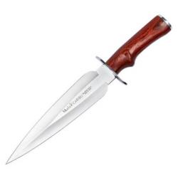 MUE-9377 Couteau fixe Muela double tranchant Caribu